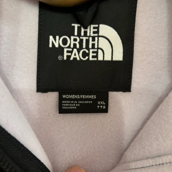 The North Face | Denali Cropped Half Zip Fleece Sweater Jacket XXL Lavender Fog - Picture 6 of 9